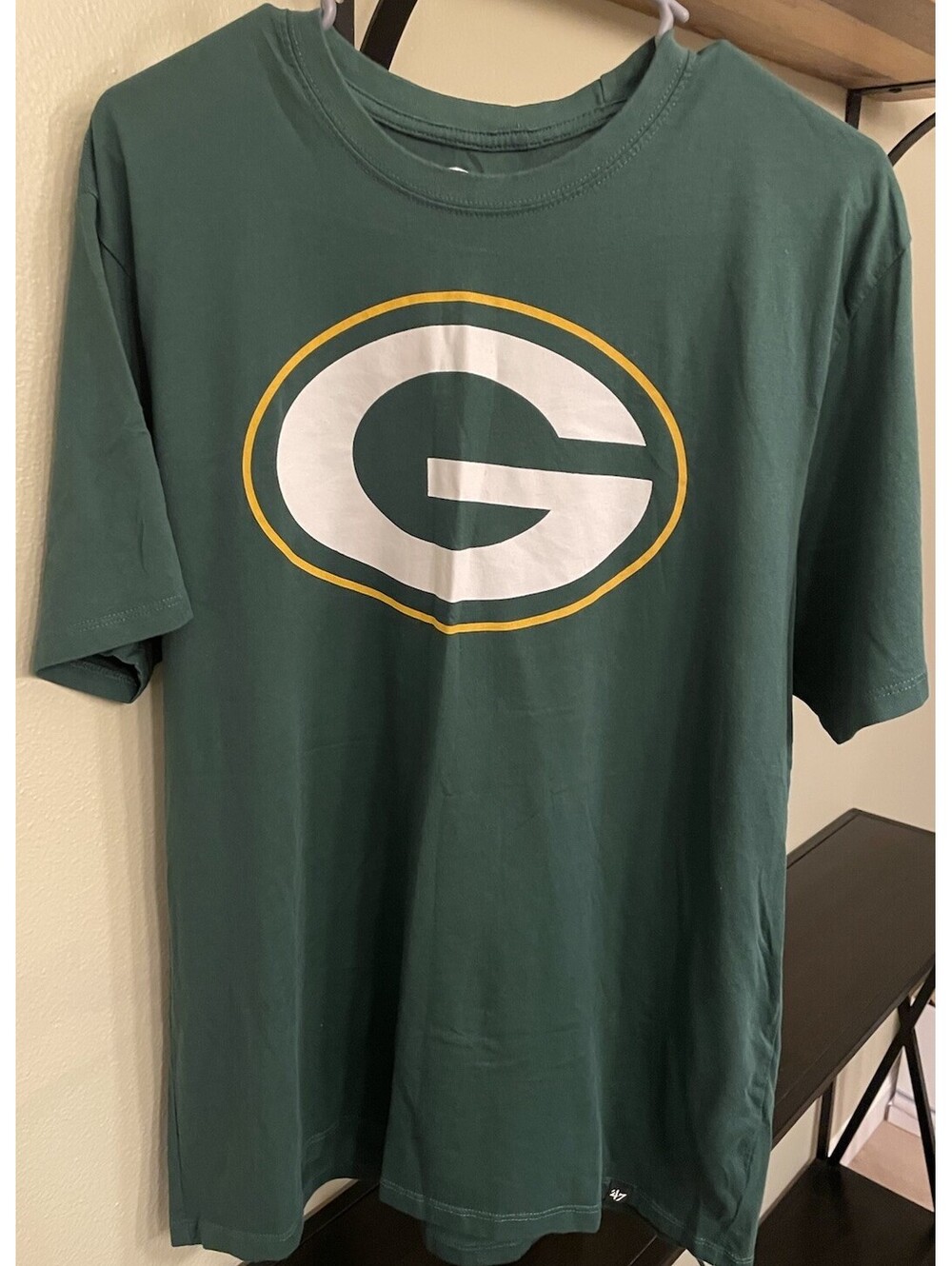 Men’s ‘47 Brand Green Bay Packers T-Shirt Size Large Green
